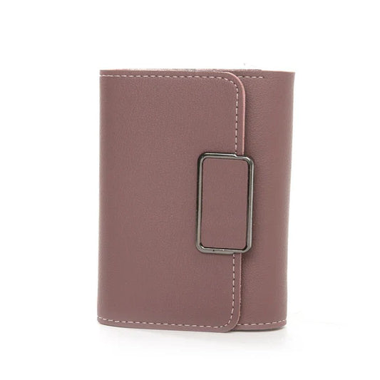 Women's Short And Simple Plaid Fashion Wallet