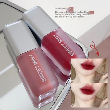 Velvet Lip Lacquer Matte Finish Long Lasting And Does Not Fade No Stain On Cup Lip Mud