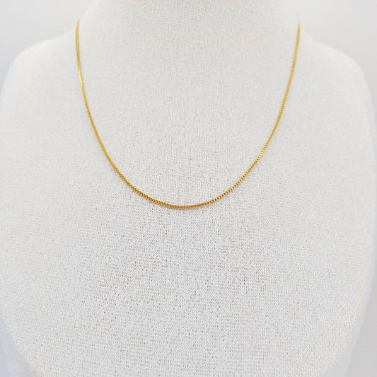 18K Gold Stainless Steel Chain Blade