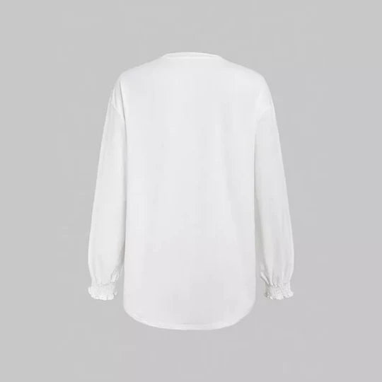 Loose Casual Long Sleeves Versatile Top