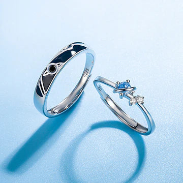 Dream Planet Couple Rings Fashion Personality Rings Men and Women Rings