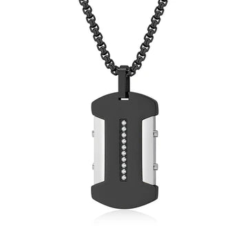 Stainless Steel Puzzle CNC Jeweled Pendant Titanium Steel Pendant Simple