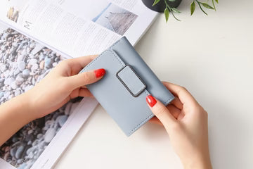 Women's Short And Simple Plaid Fashion Wallet