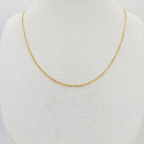 18K Gold Stainless Steel Chain Blade