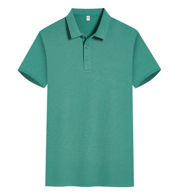 Solid Color Polo Shirt Overalls
