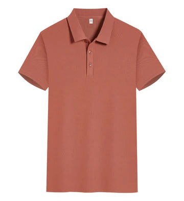 Solid Color Polo Shirt Overalls