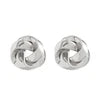 All-match Twisted Alloy Stud Earrings For Women