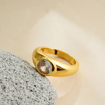 French Retro Simple And Light Luxury Ring