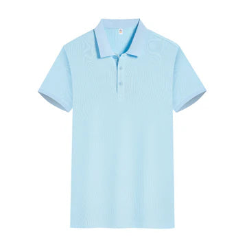 Solid Color Polo Shirt Overalls