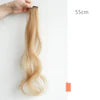 Color Wigs Female Long Hair Highlighting Gradient Invisible Curly Hair