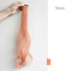 Color Wigs Female Long Hair Highlighting Gradient Invisible Curly Hair